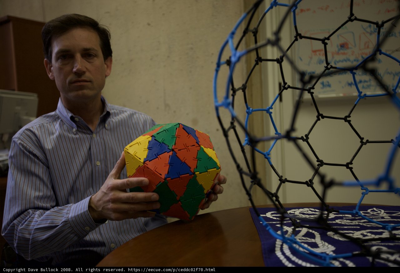 Man with a Colorful Sphere