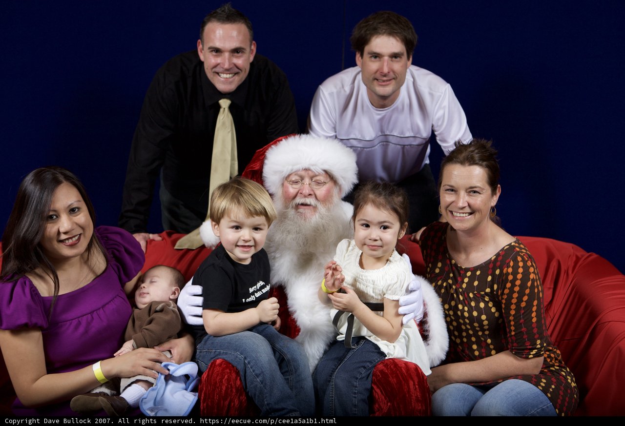 Holiday Cheer with Santa and Family