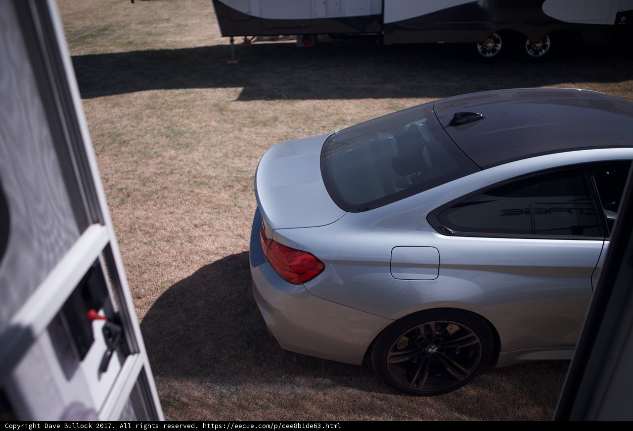 BMW M4 Coupe on the Field