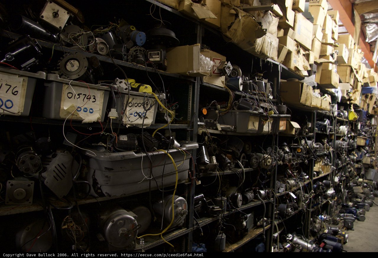 Electrical Equipment in a Large Warehouse