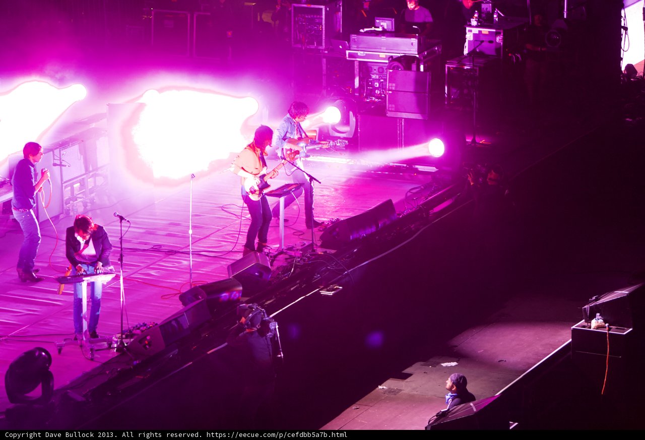 Rocking the Night Away with Electric Purple Lights