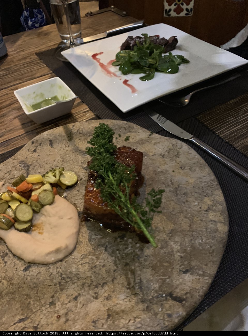 Delicious Meal on Wooden Table