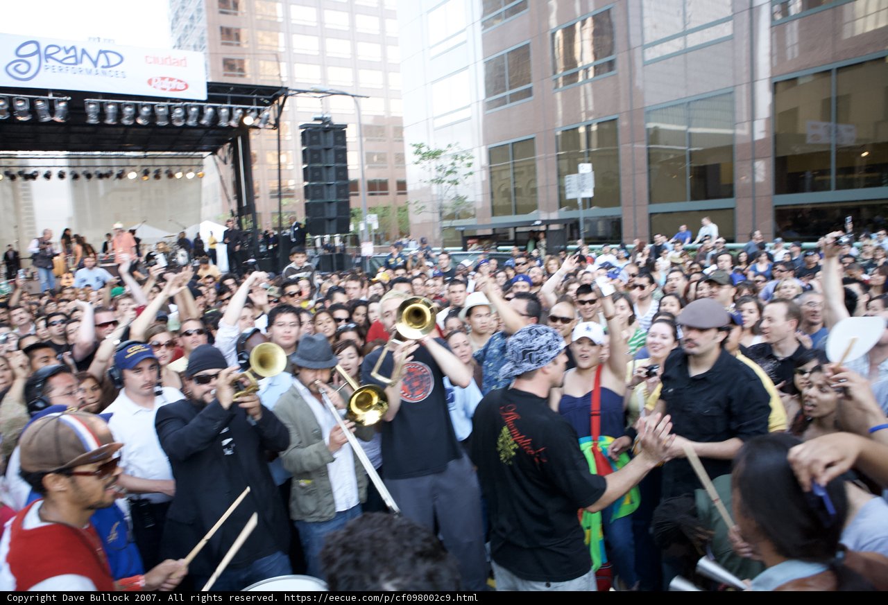Grand Performance by Ozomatli Draws Huge Crowd