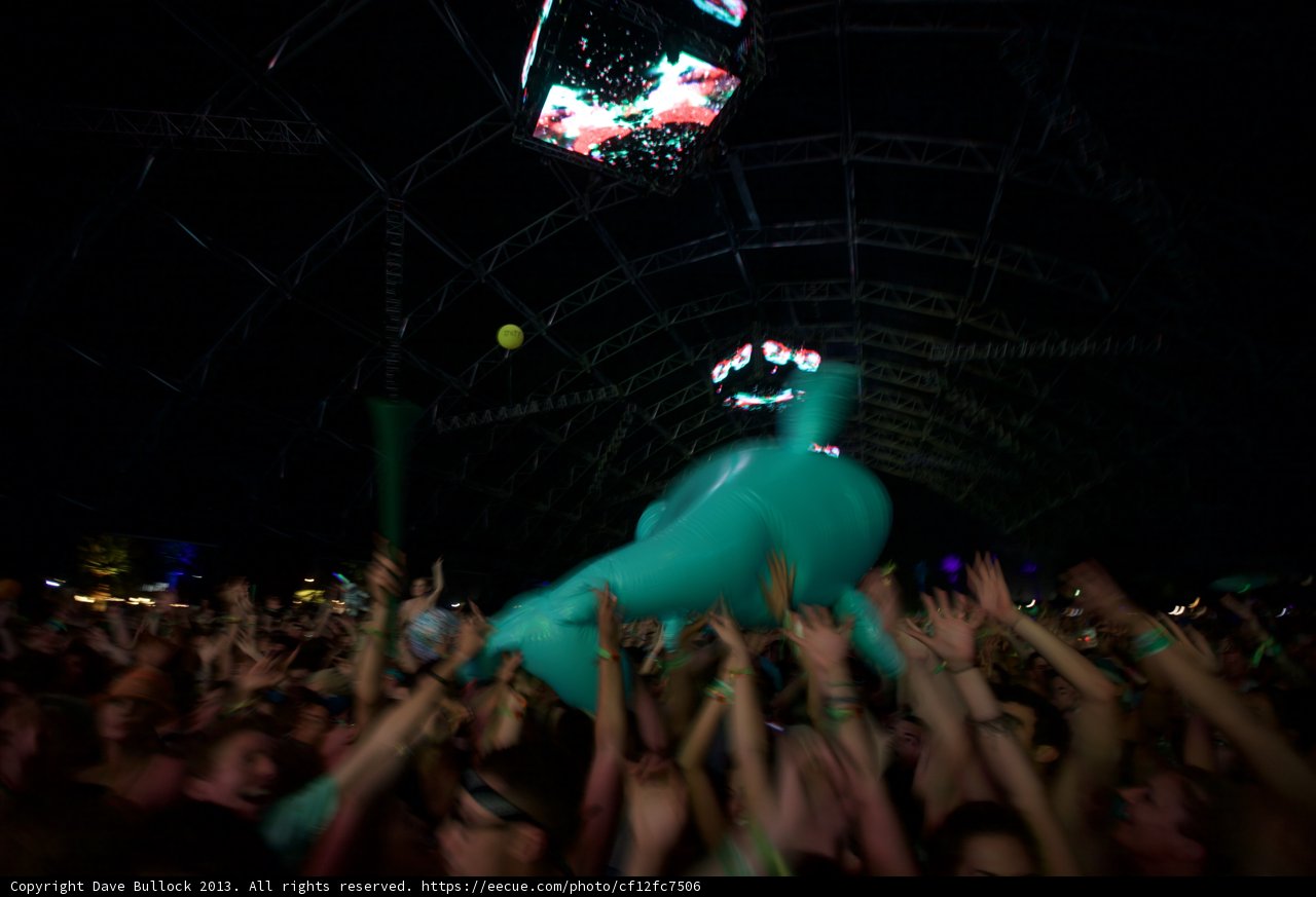 Green Ball Madness at Coachella