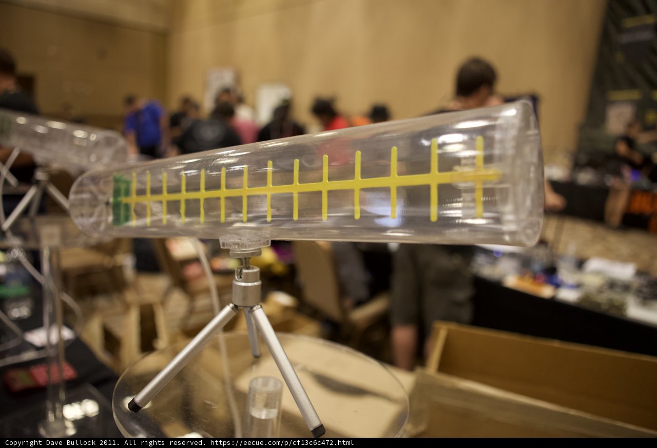 Yellow-Lined Plastic Tube in a Lab Setting