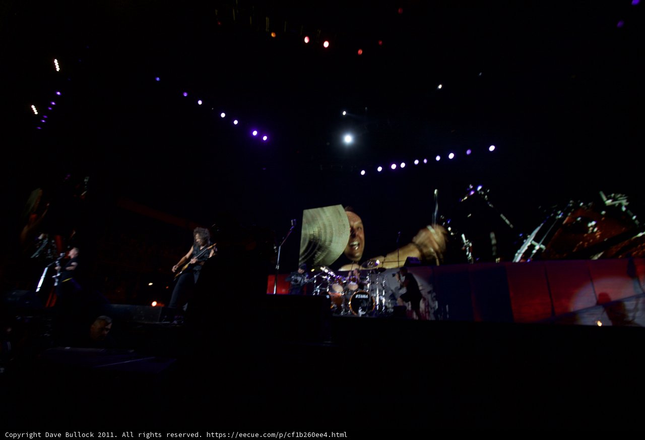 Big Four Festival Performance with Lars Ulrich