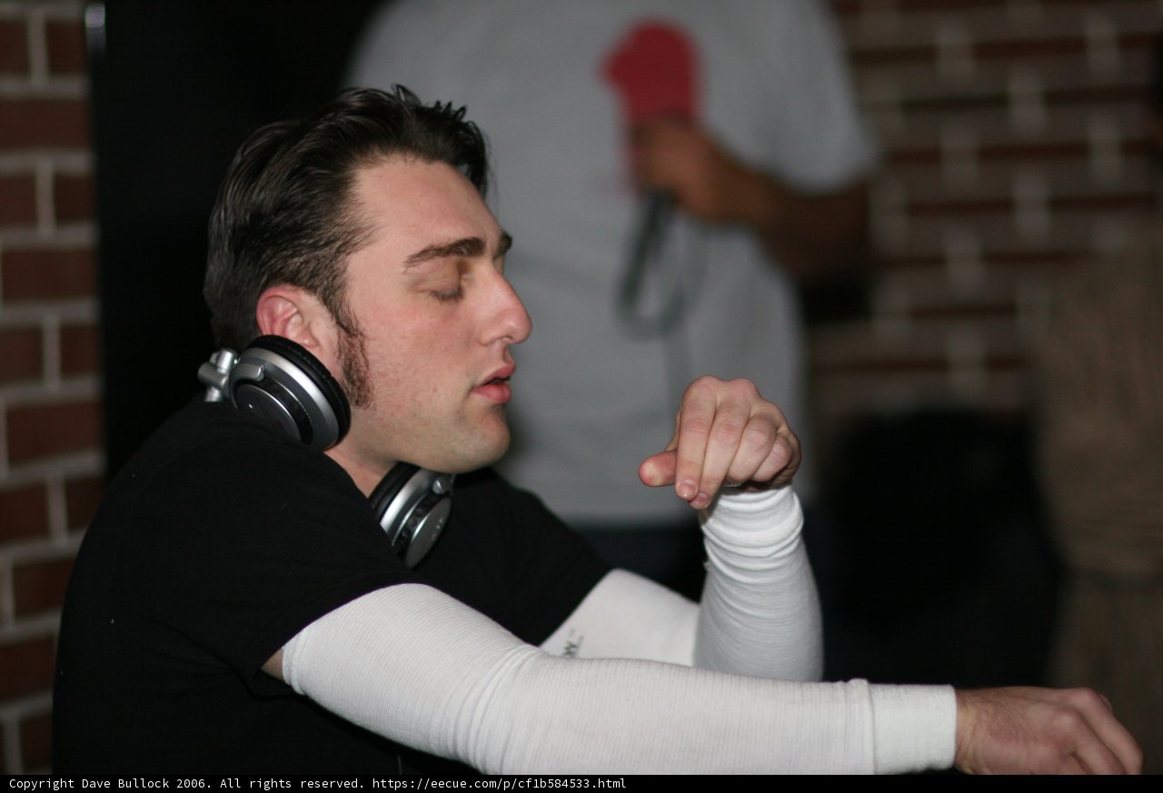 Black Shirt and Headphones