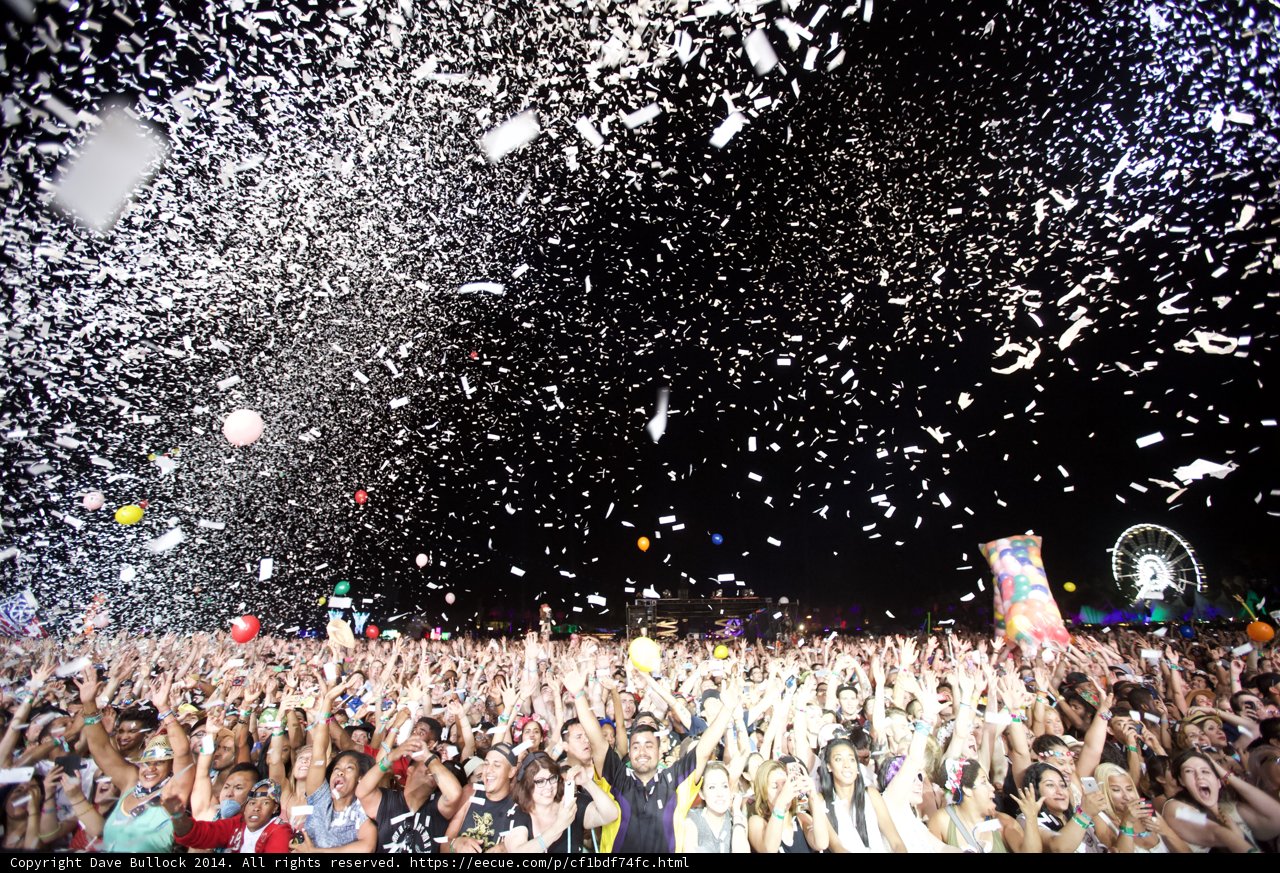 Confetti Chaos at Coachella