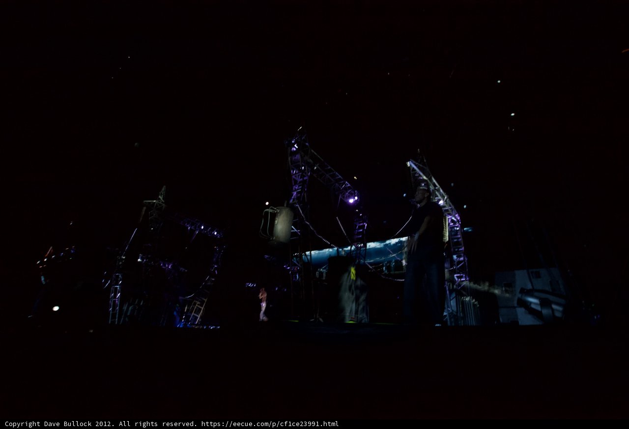 Electrifying Performance under the Night Sky