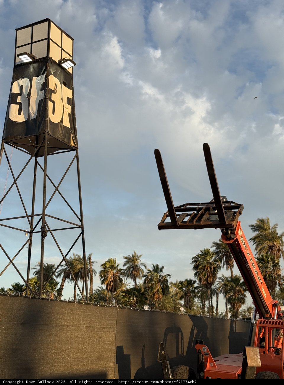 Construction and Clouds at Empire Polo Club