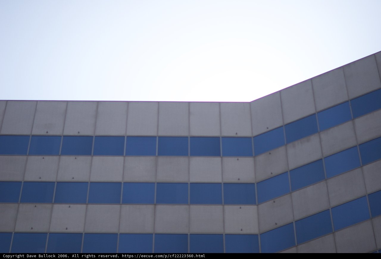 Blue Sky Over Cityscape