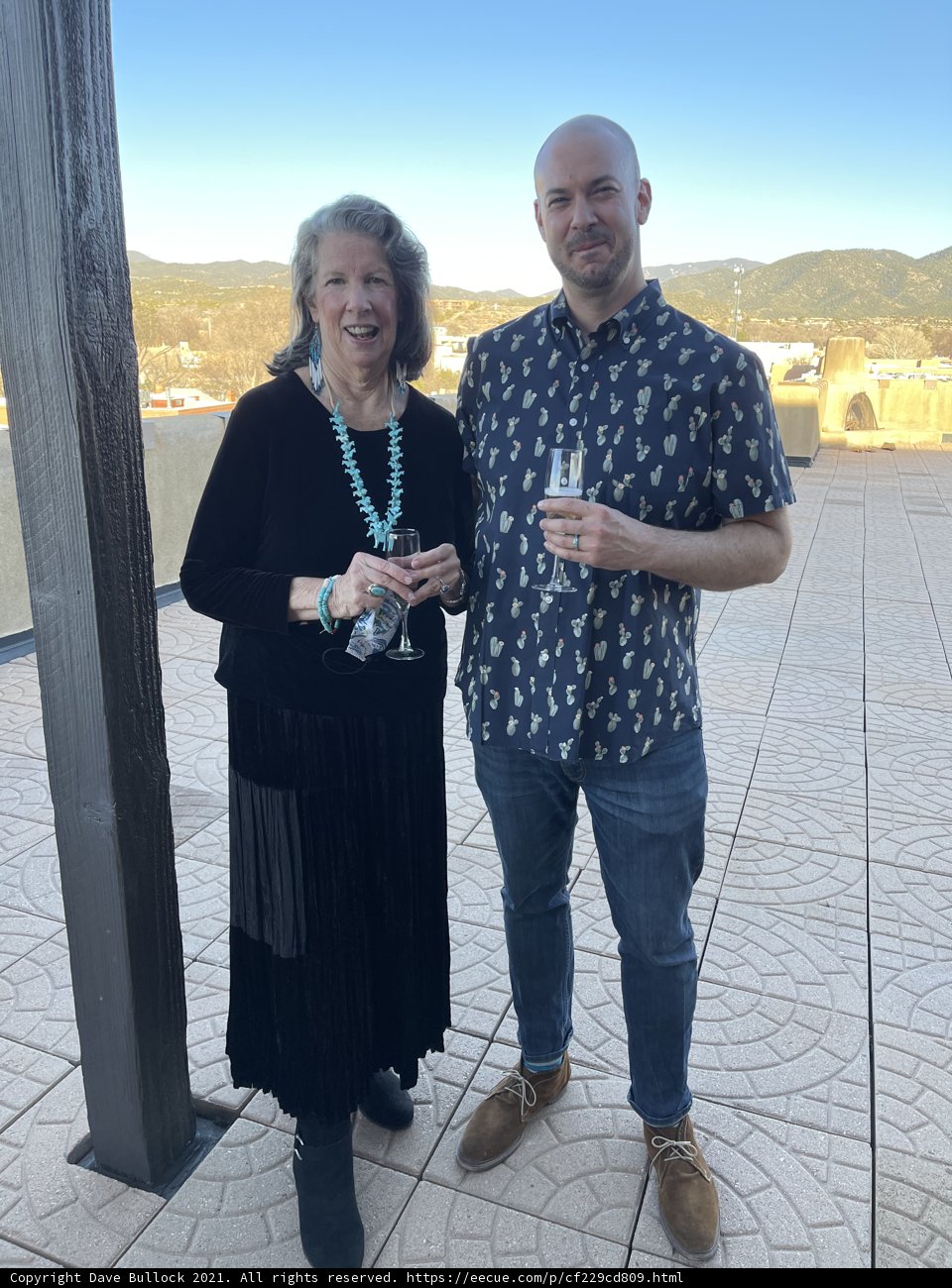 Patio Wine Tasting with Dave and Rhoda