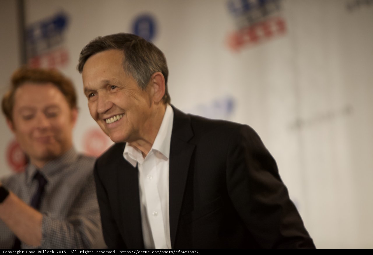 Two Men Share A Laugh At Politicon Conference