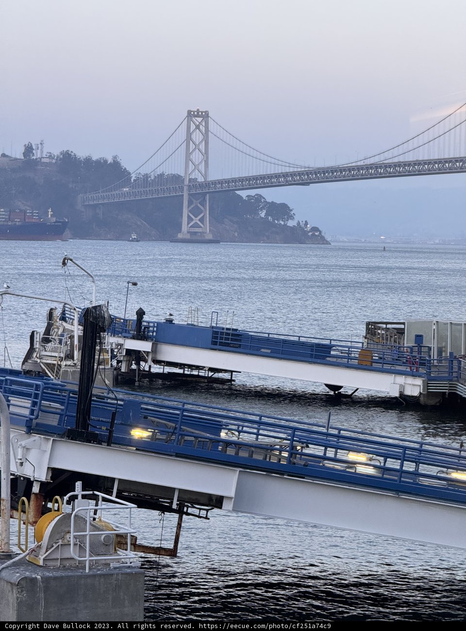 Docked Serenity at San Francisco Ferry Building