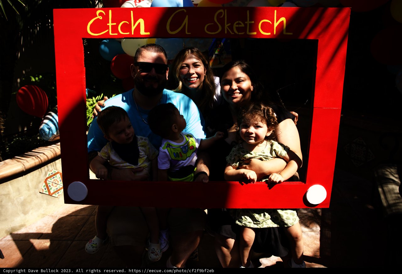 A Family Celebration in Summer Sun