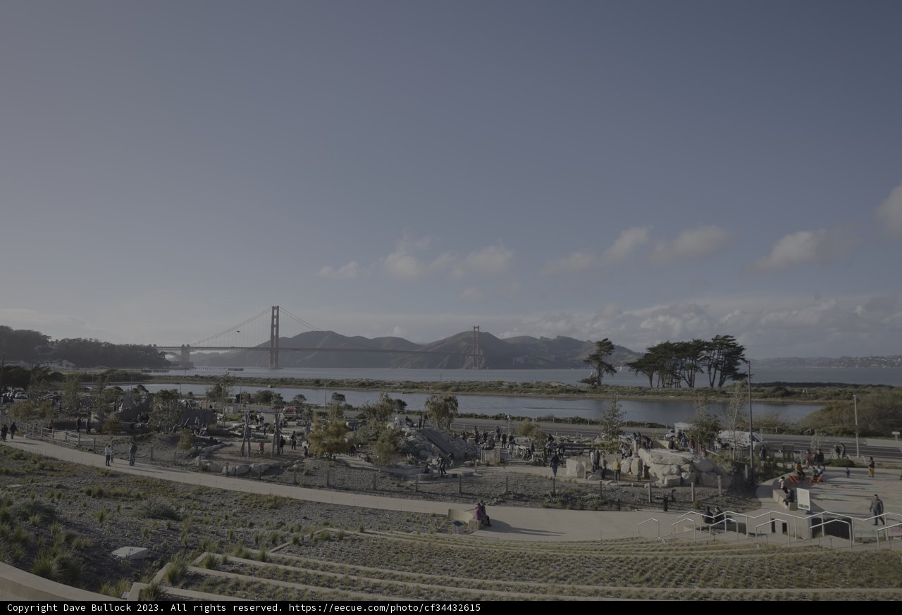 Top of the Hill View of Golden Gate Bridge