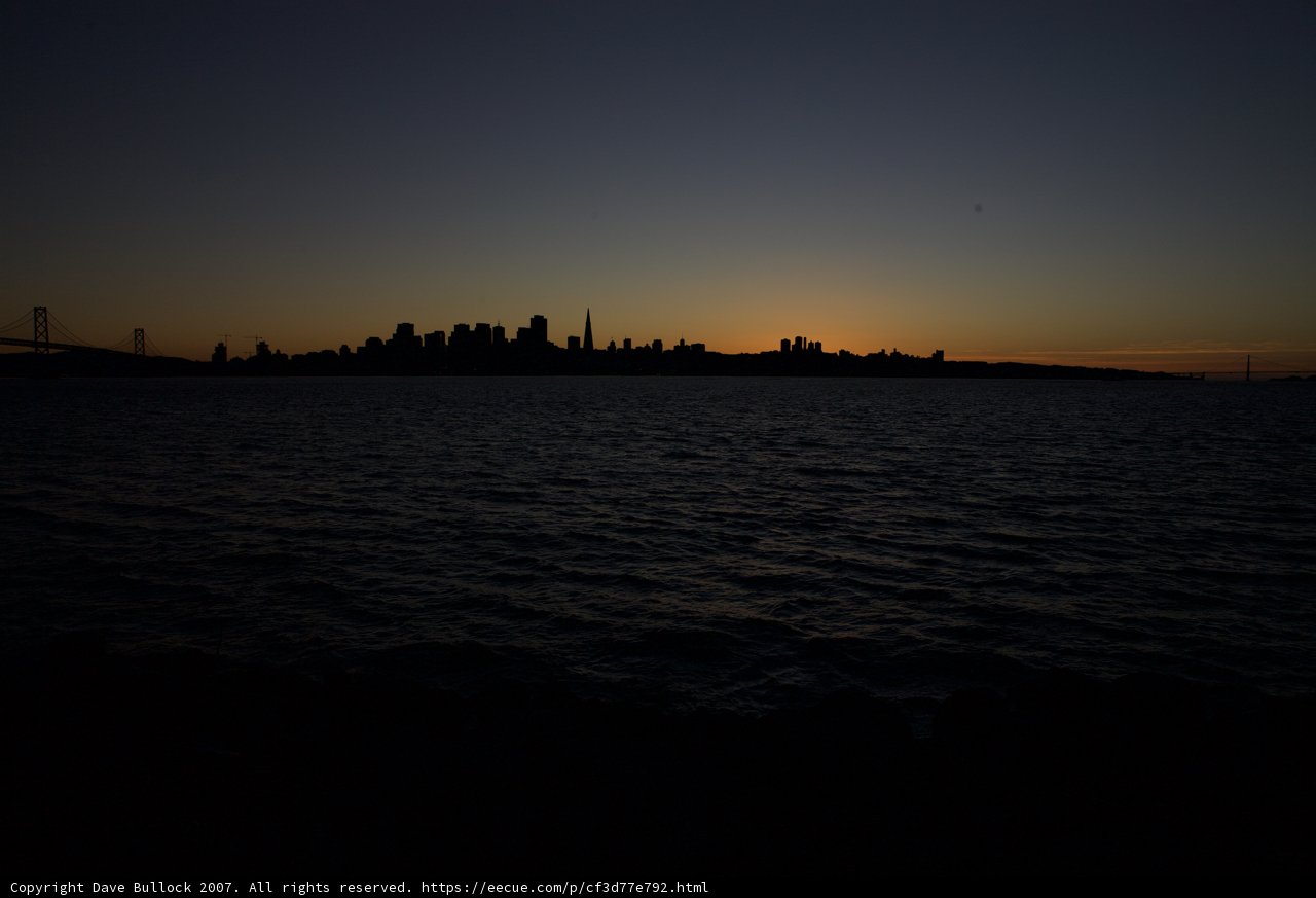 Golden Hour over San Francisco Bay