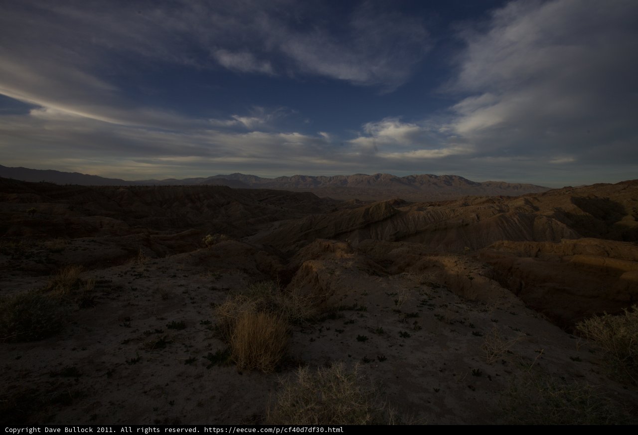 Majestic Sunset over Anza Borrego
