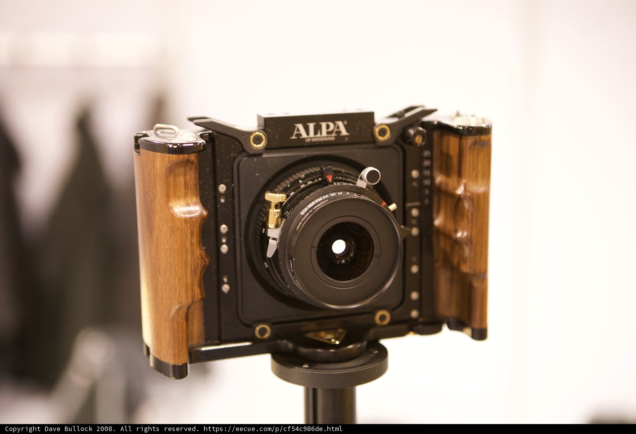 Vintage Camera with Wooden Handles