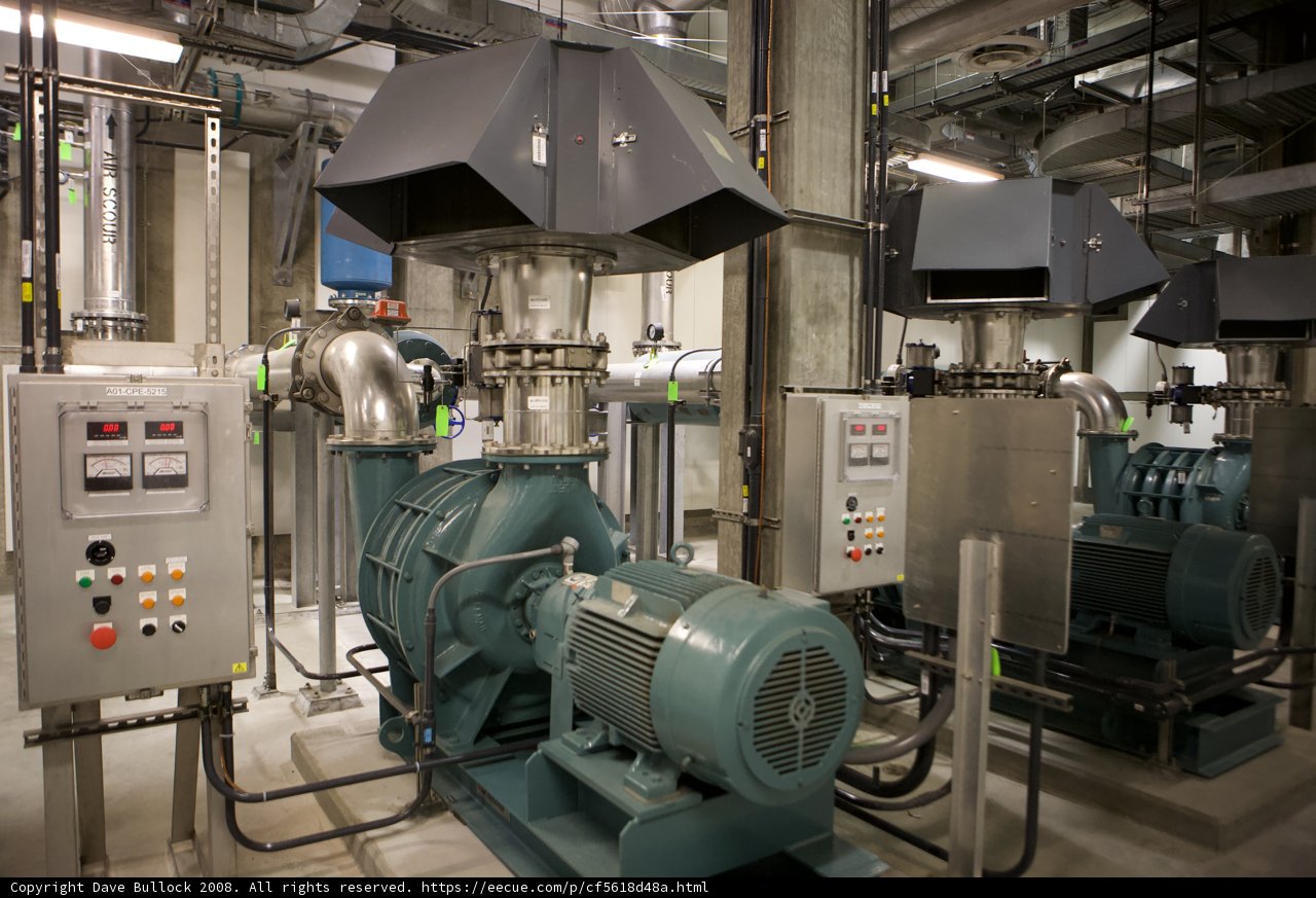 Industrial Fan in an Imposing Factory Room