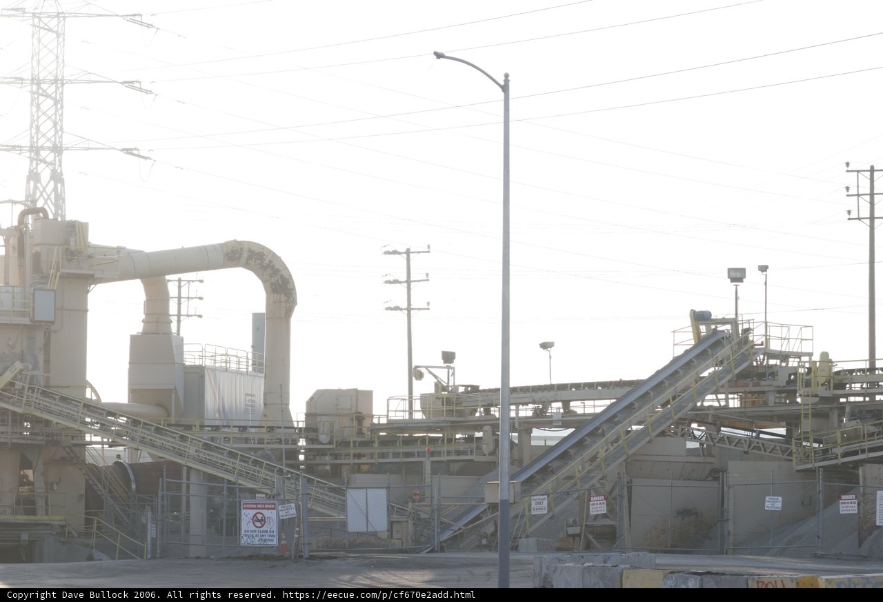 Massive Industrial Plant in the Open Air