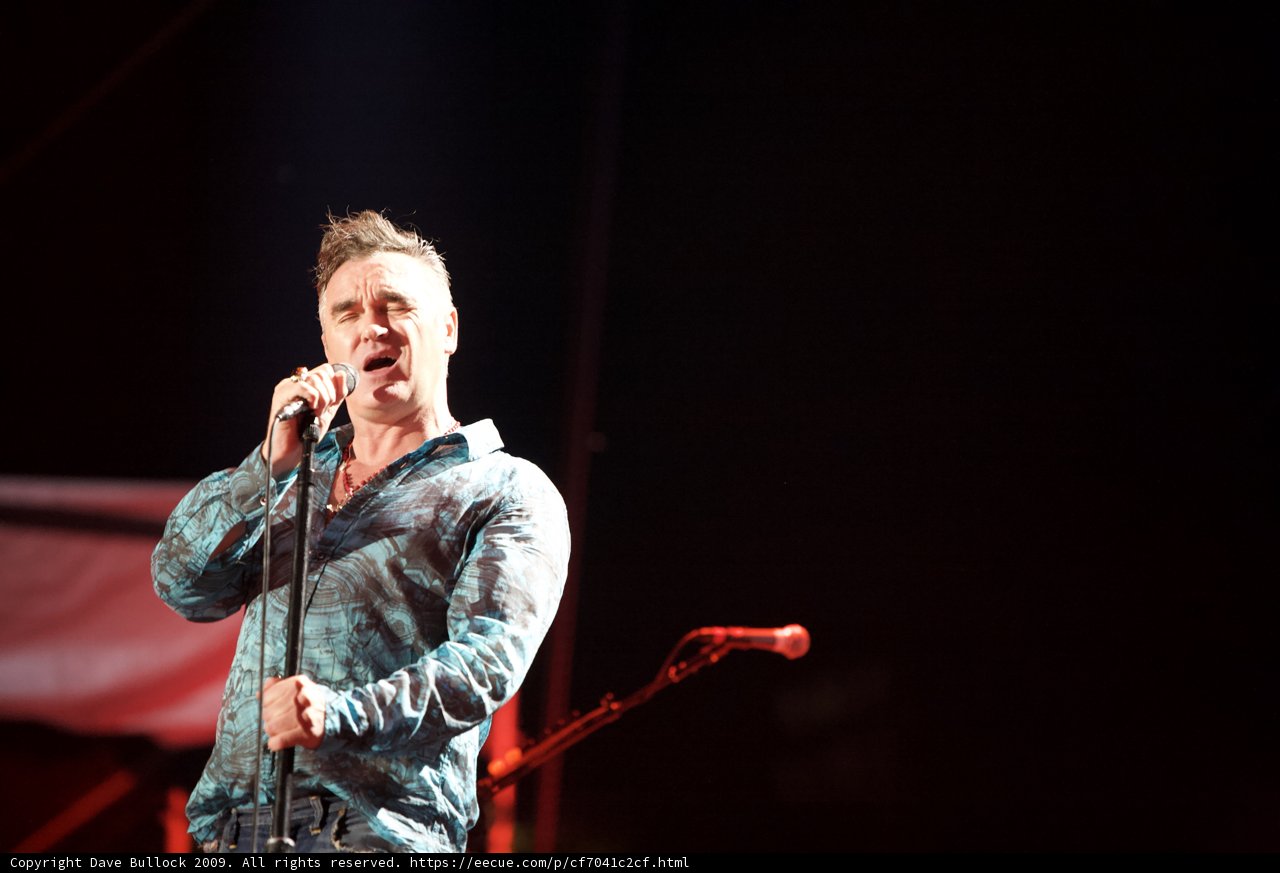 Morrissey Rocks the Crowd at Coachella 2009