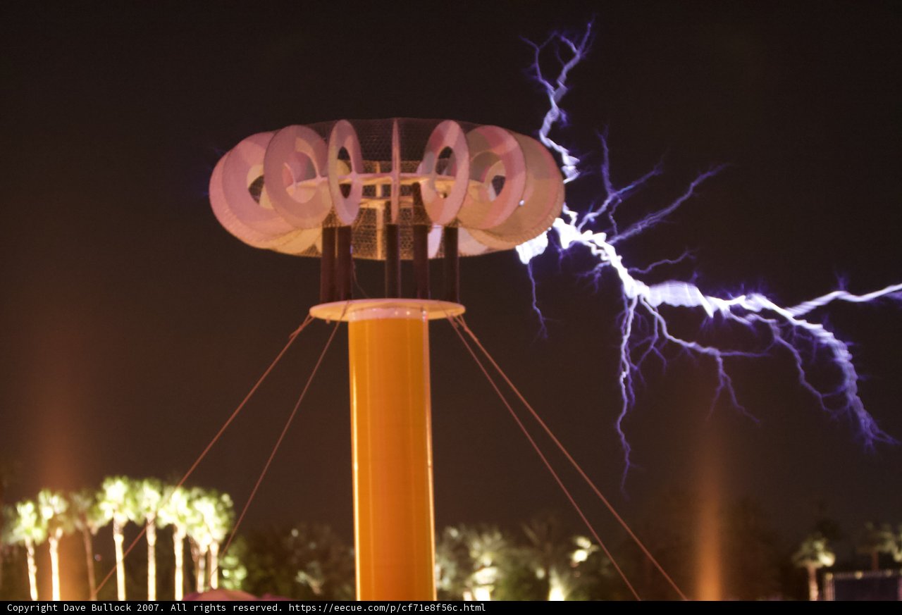 Tower Struck by Lightning