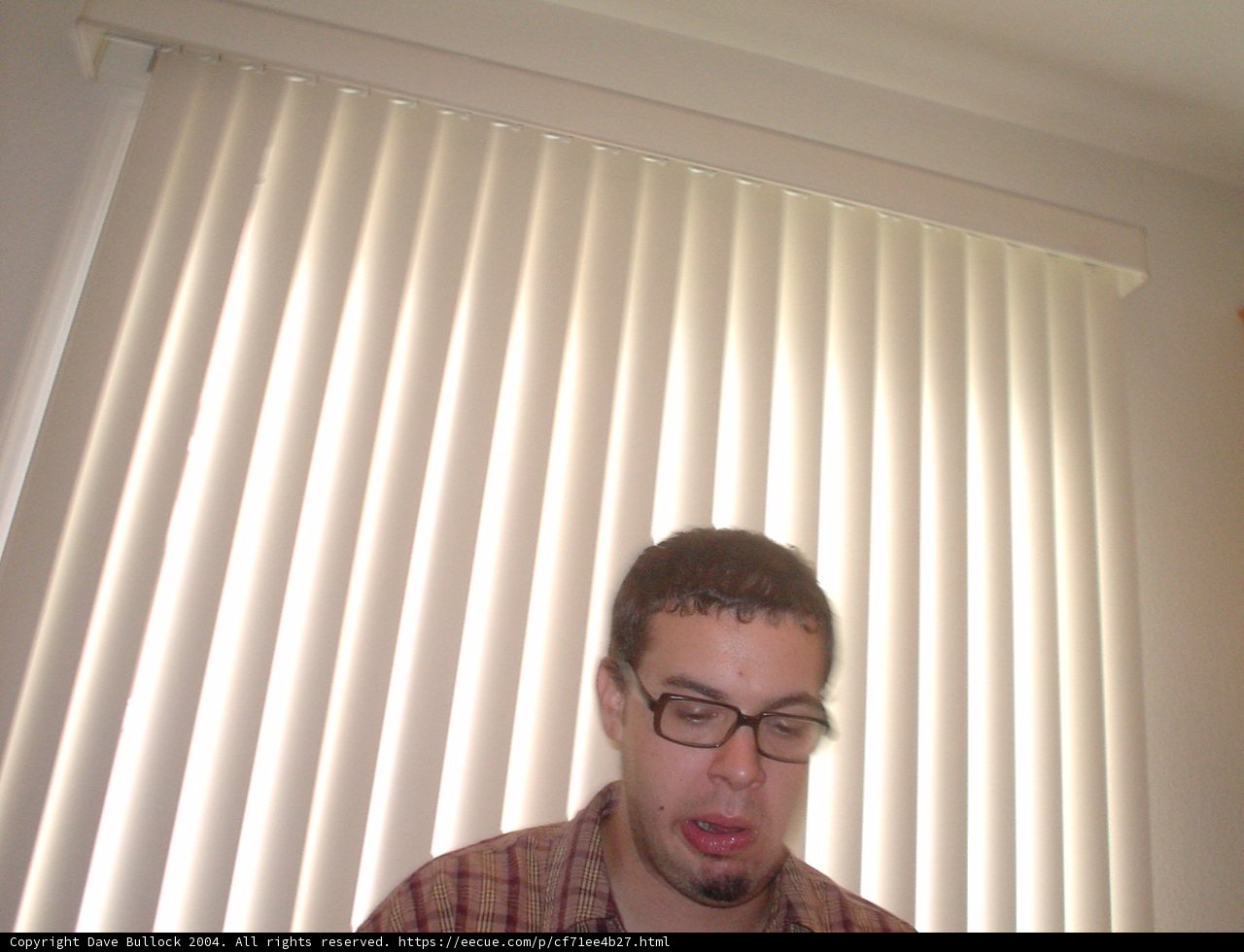 Dave B: Master of Window Shade Coordination