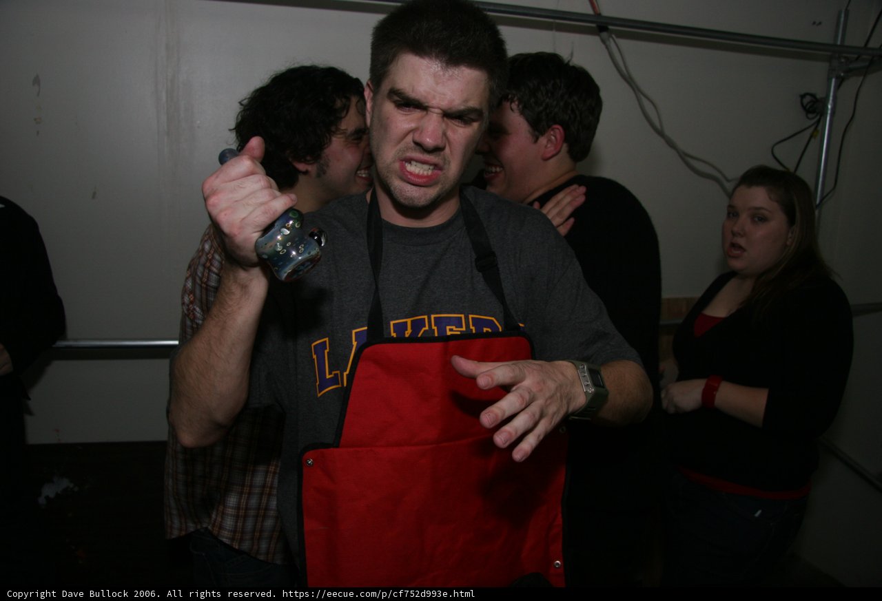 Entertainer in Red Apron