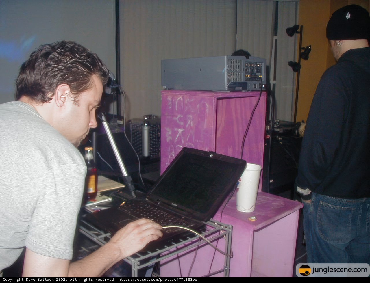 Laptop Man in the Room
