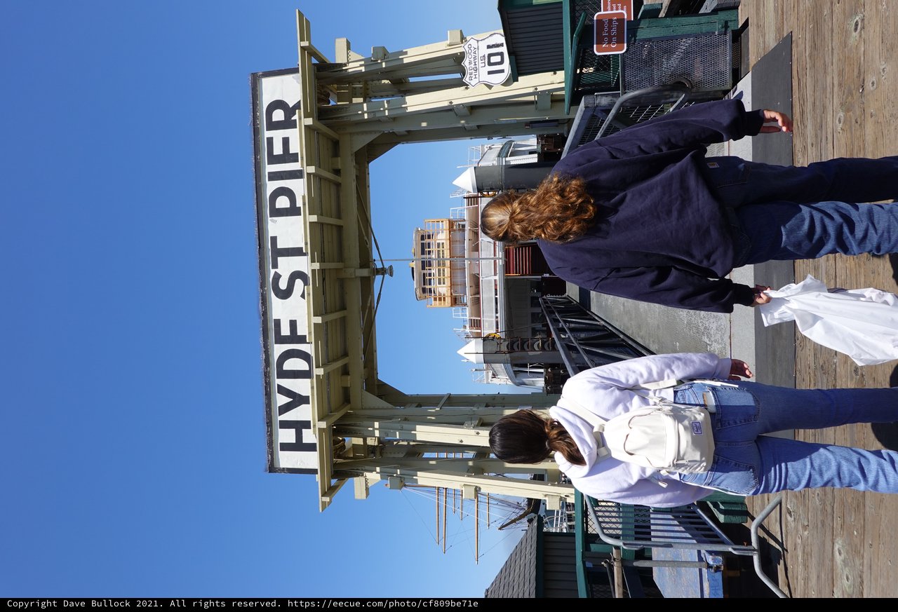 Walking Toward Hyde Street Pier Historic Ships