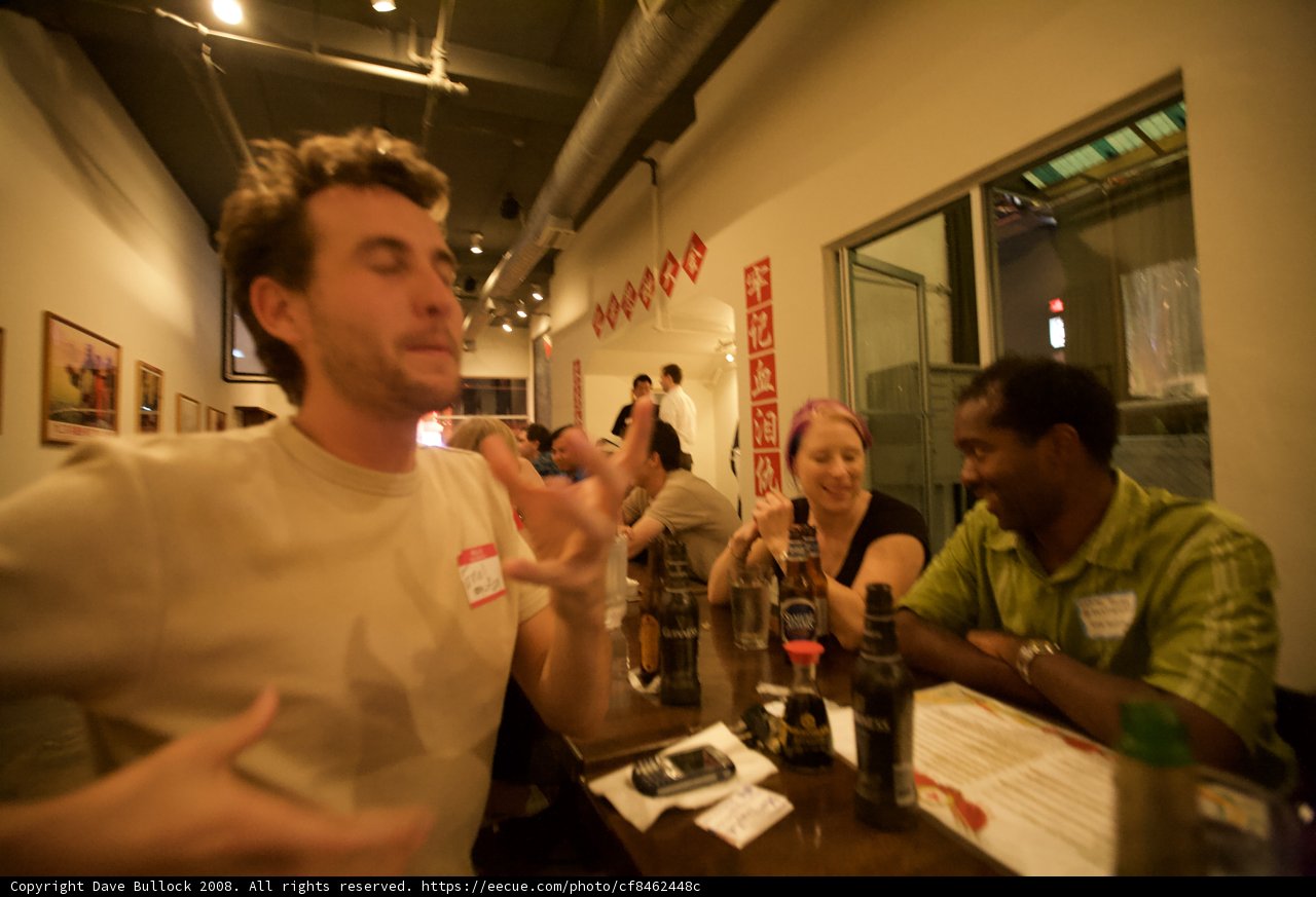Dinner Discussion at the Pub