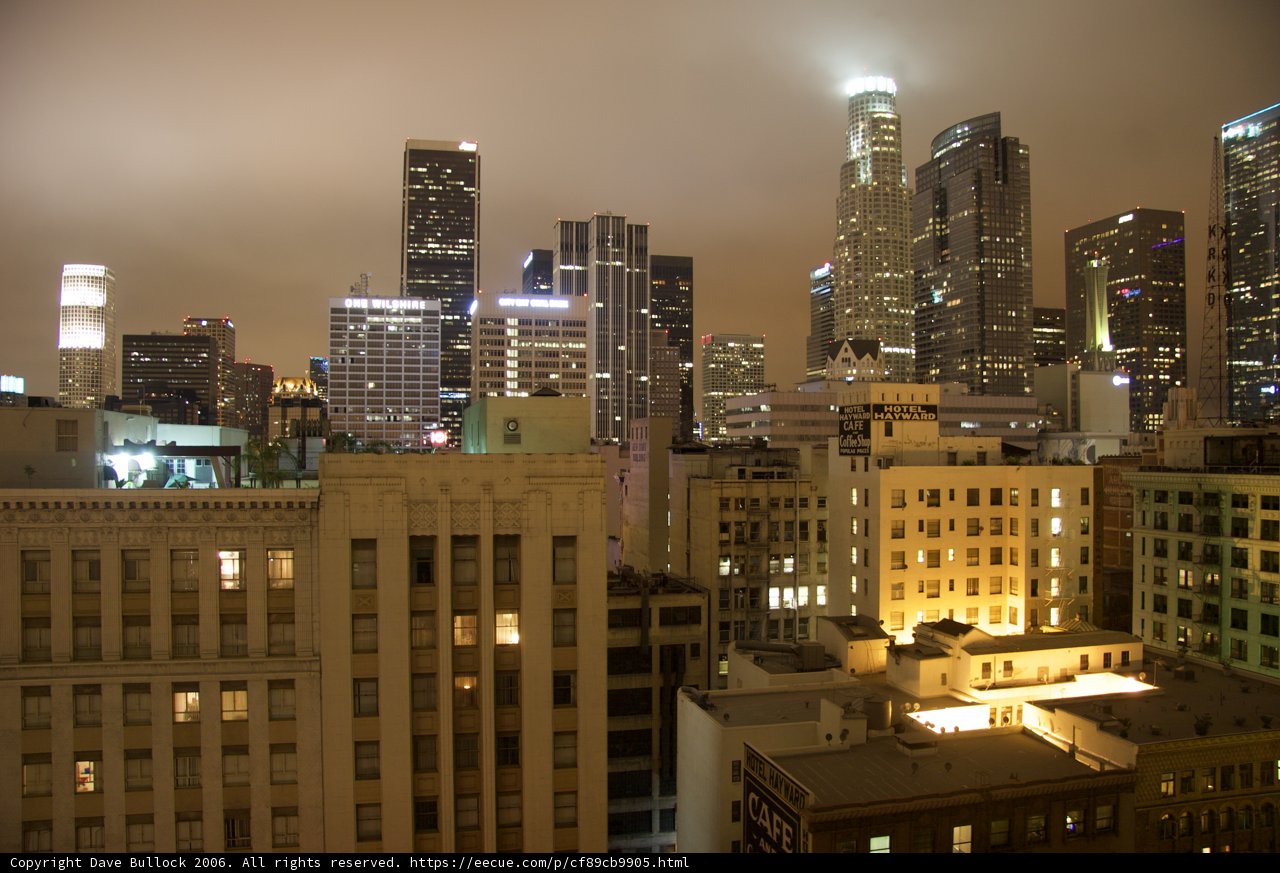 Glowing Metropolis at Night