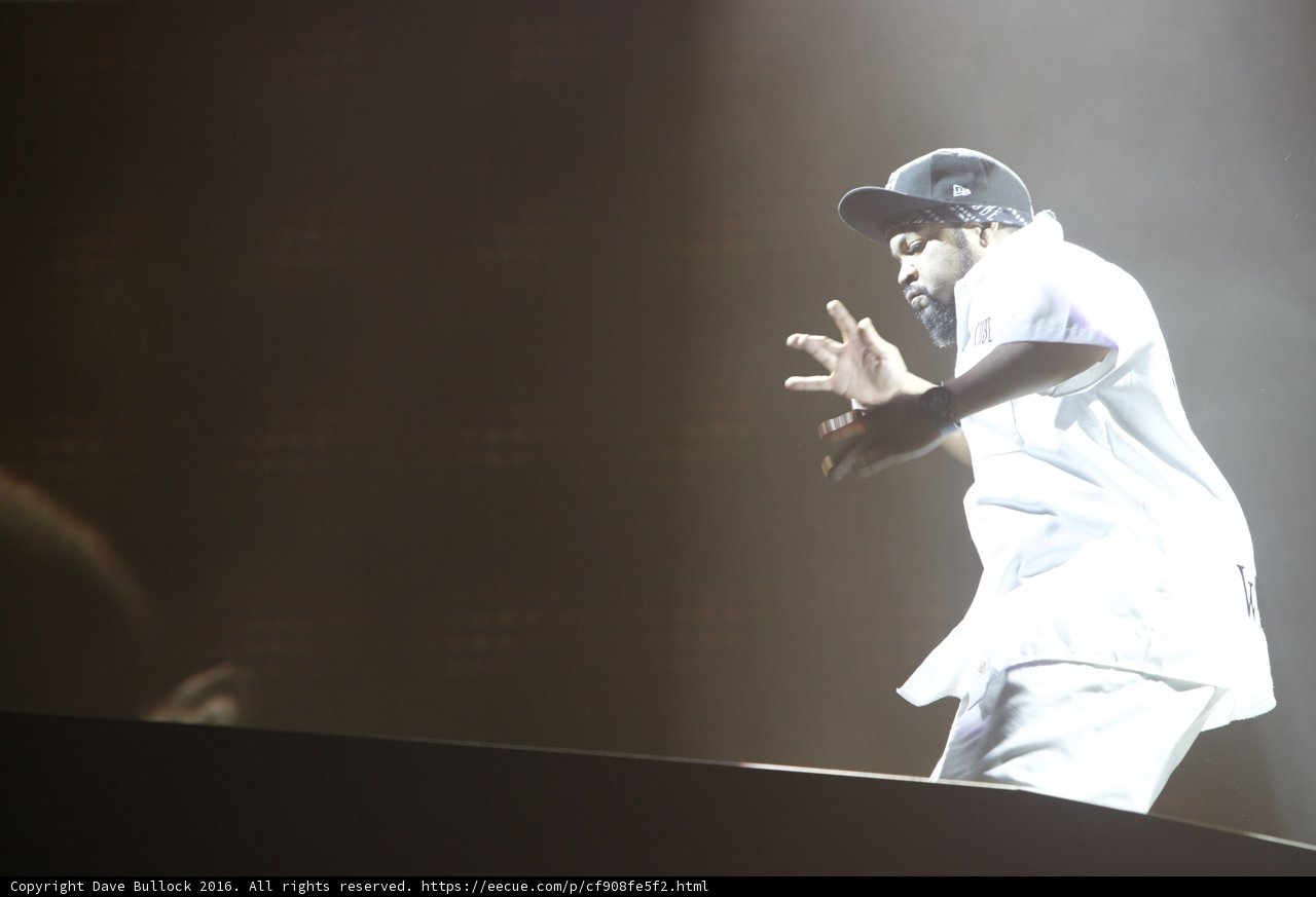 Ice Cube Takes the Stage in Classic Black and White