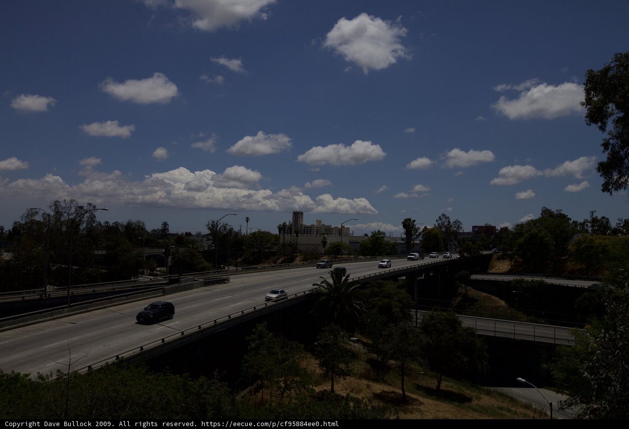 Spectacular View of the Freeway from Above