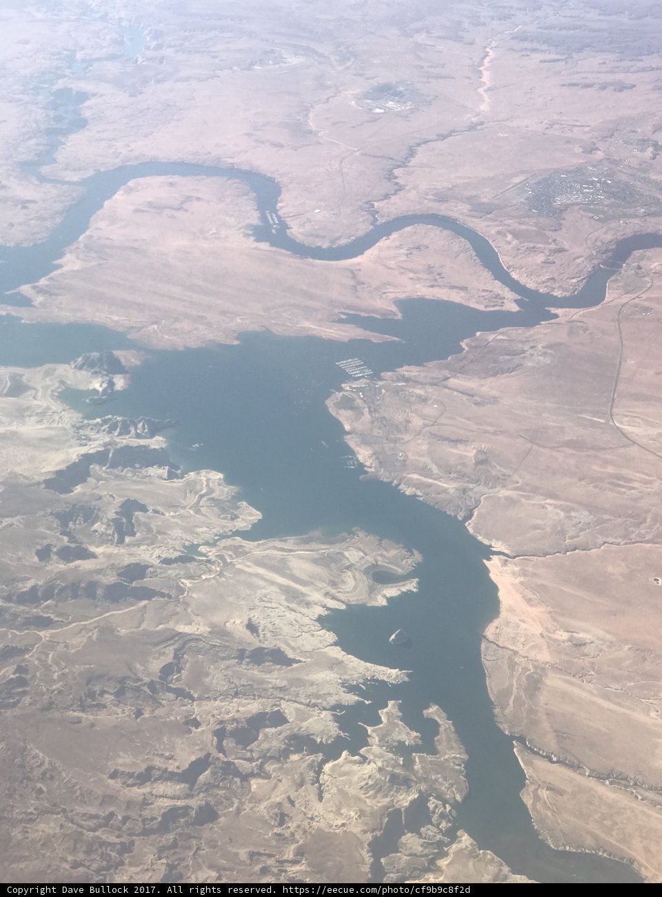 Aerial View of a River and a Lake