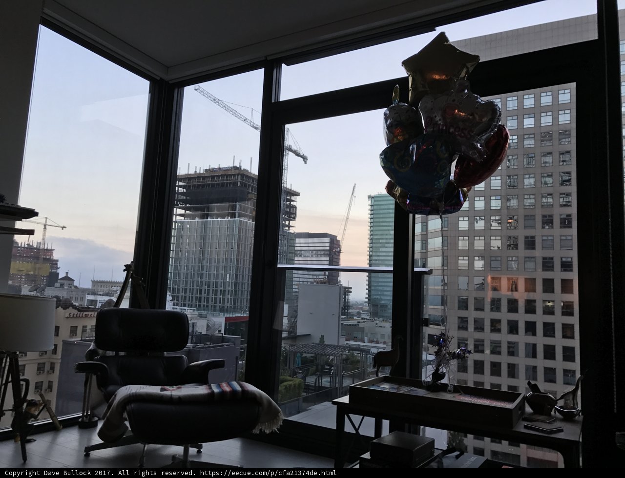 Balloons and the Cityscape
