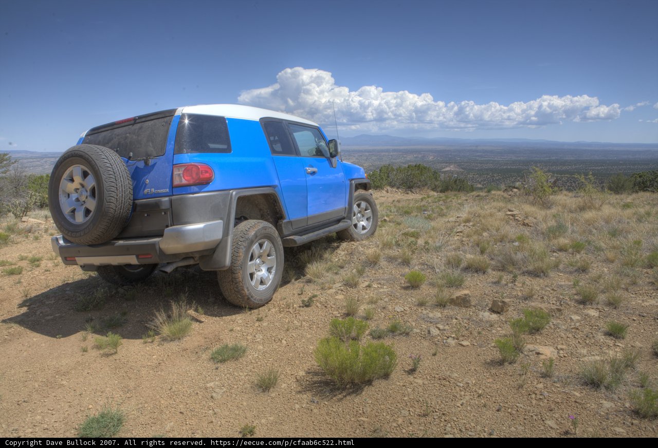 FJ Cruiser and New Mexico Sky