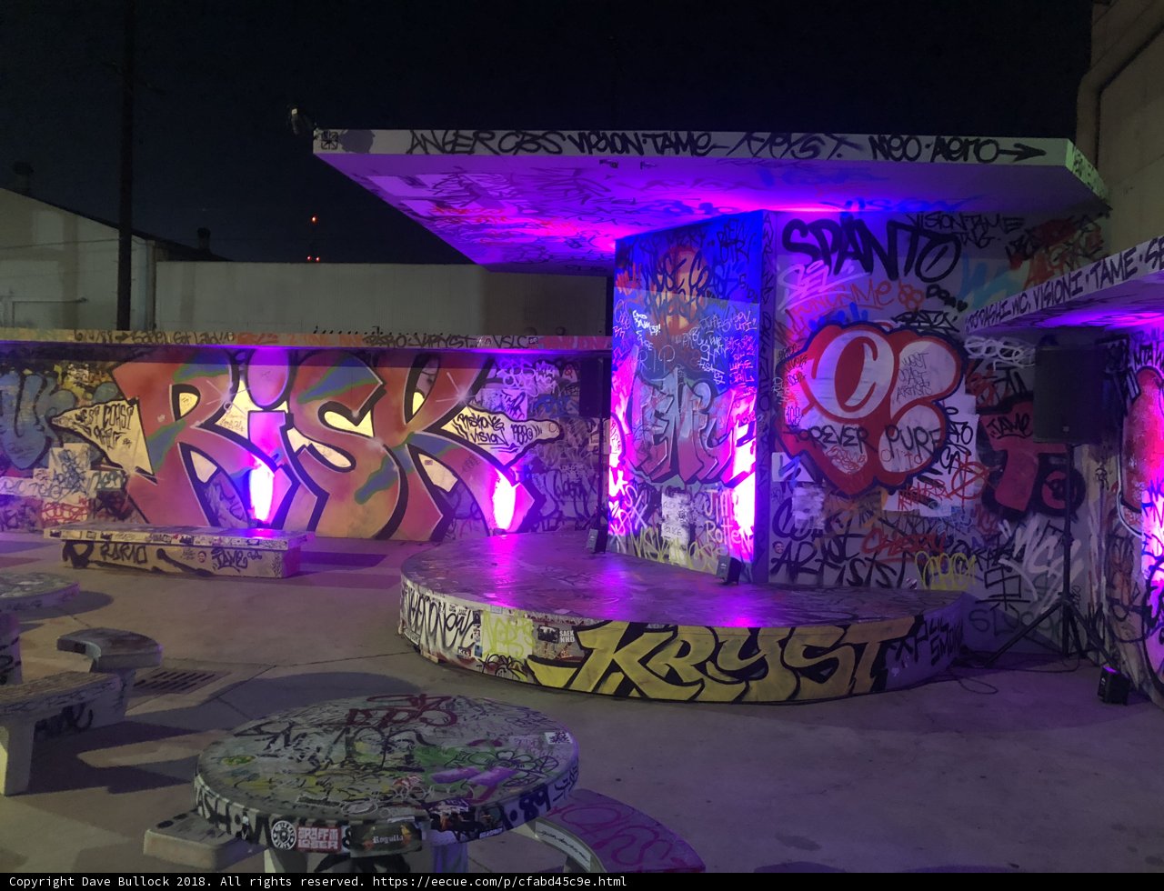 Electric Purple in Urban Space