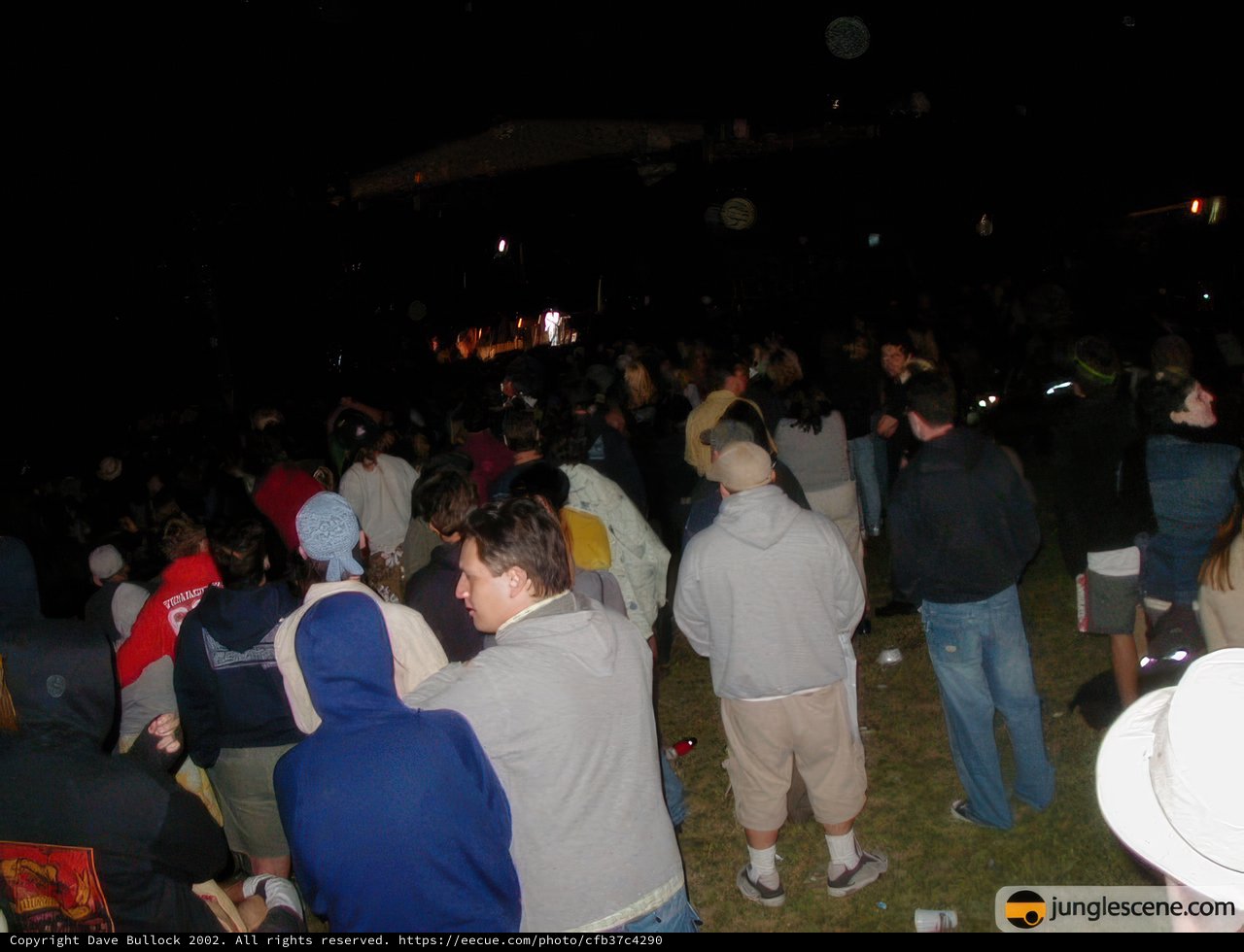 Nighttime Crowd at Coachella 2002