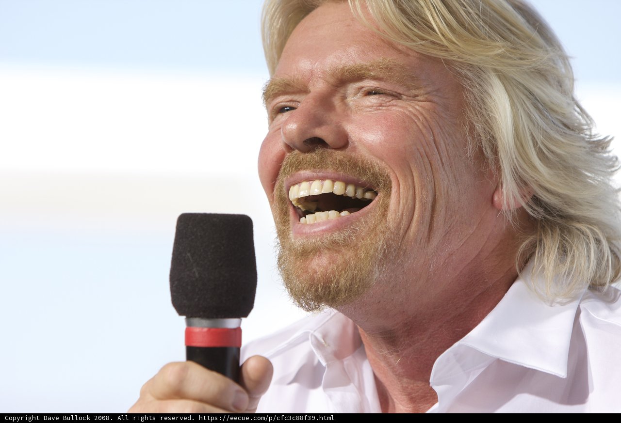 Richard Branson In His Element