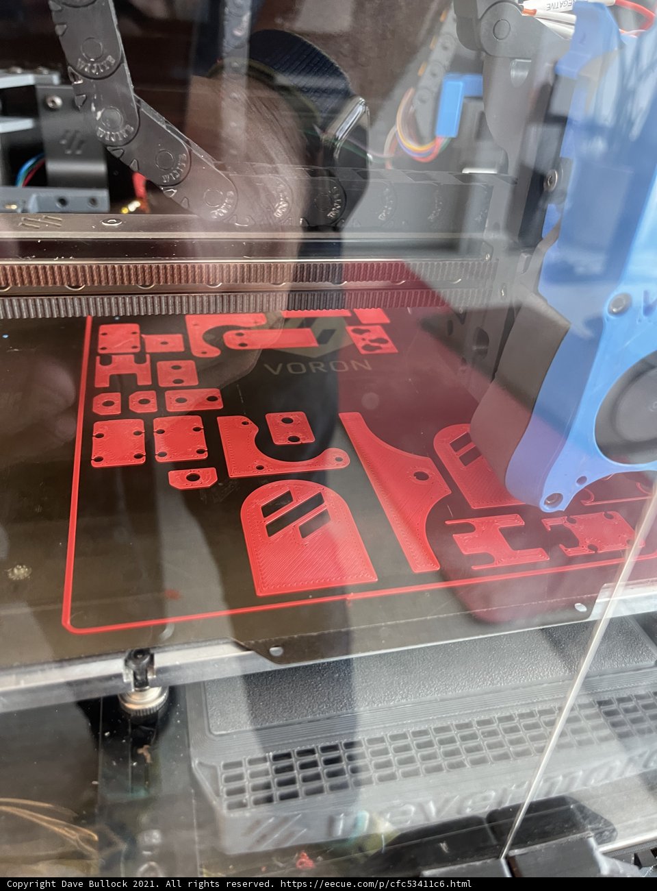Red and Black 3D Printer