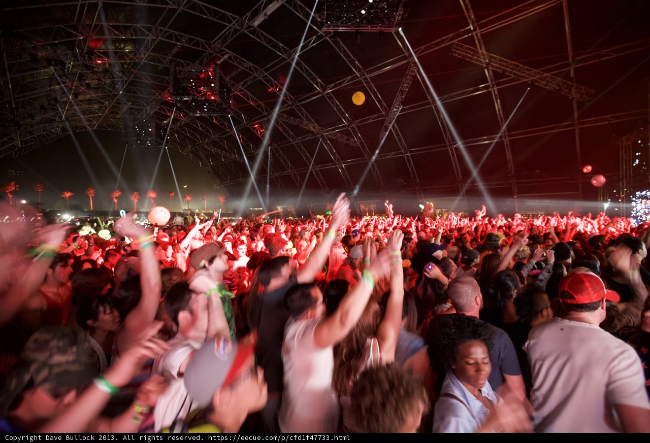 Crowd Goes Wild at Coachella Concert