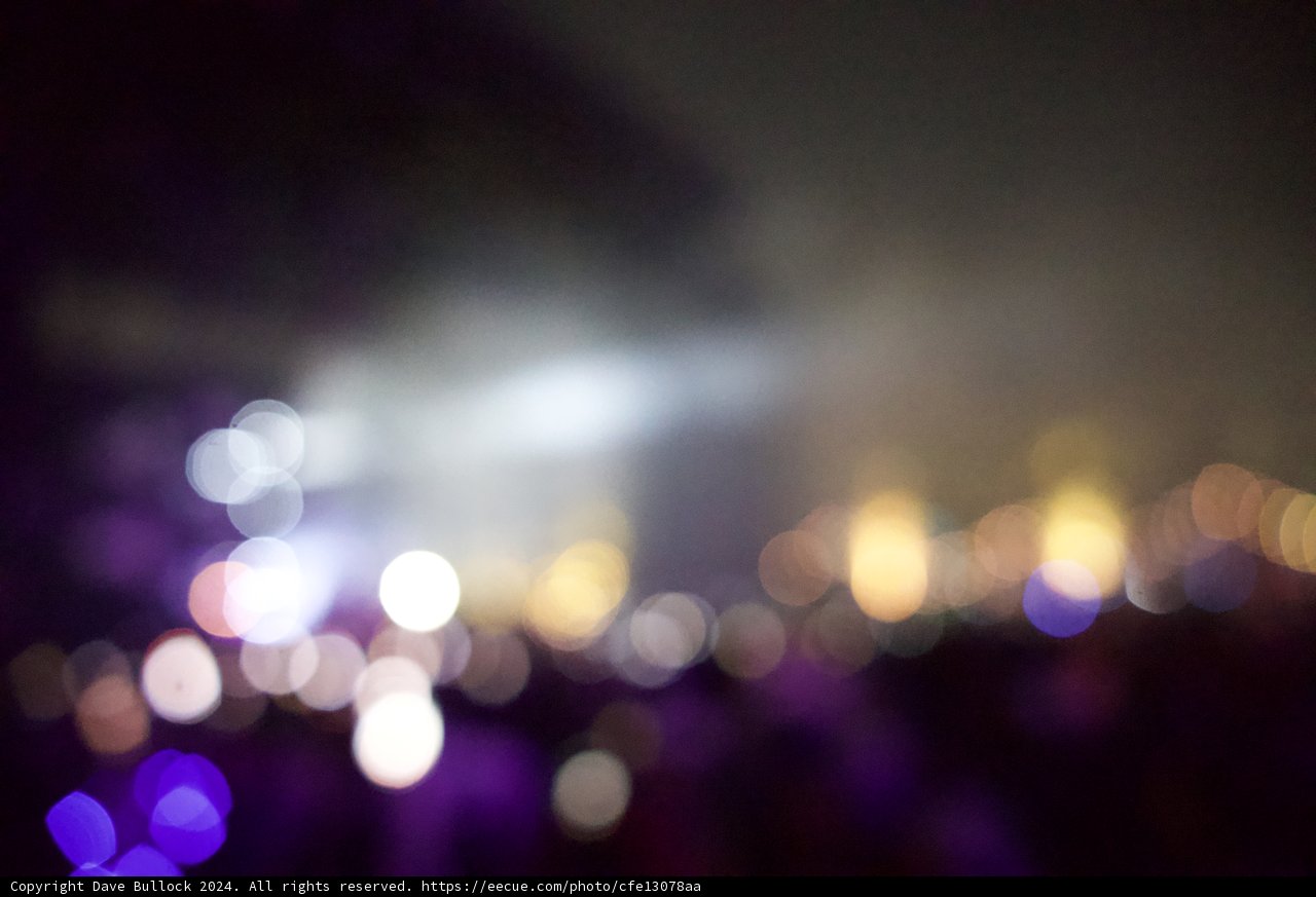 Nighttime Symphony of Lights at Coachella 2024