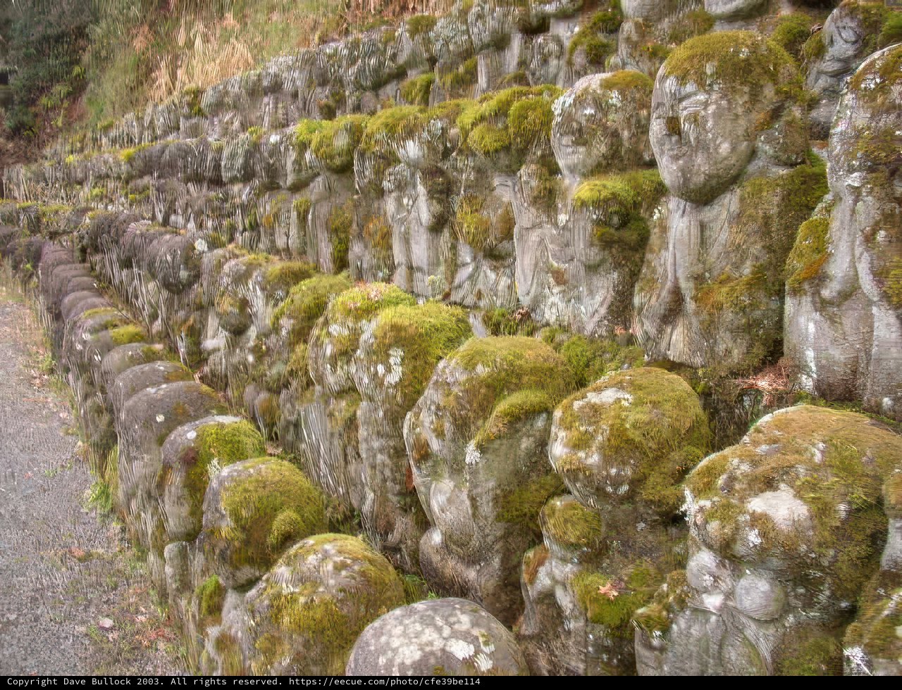 Moss-Covered Stone Statues of Kyoto