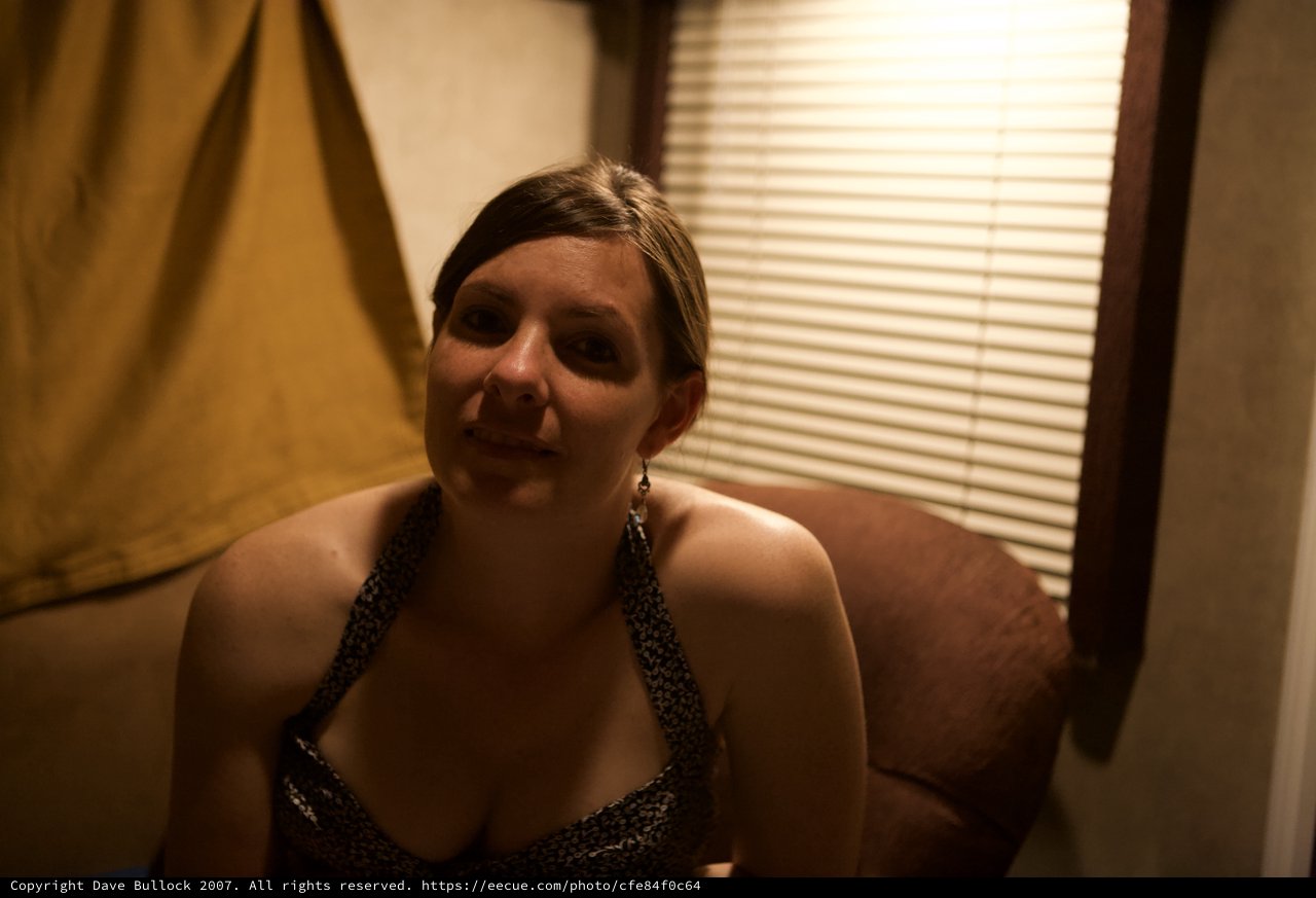 Candid Portrait of Woman at Coachella Festival 2007
