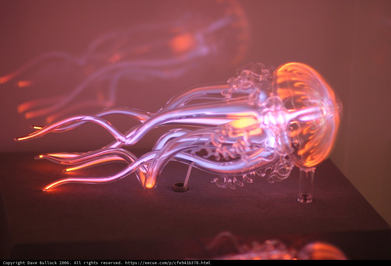 Neon-Lit Jellyfish