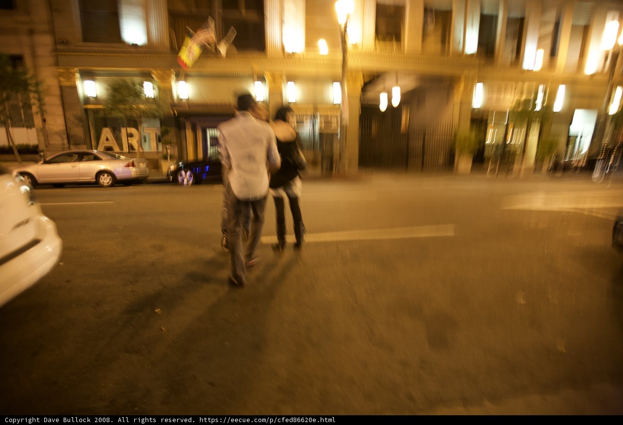 A Blurry Stroll through the City