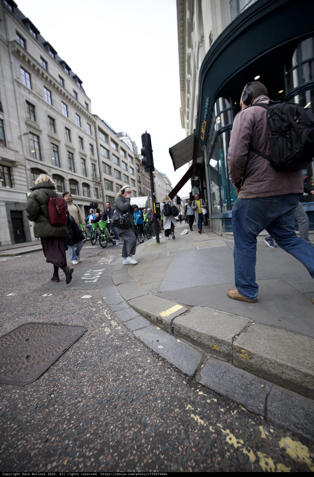 Street Protest March Through London City Center