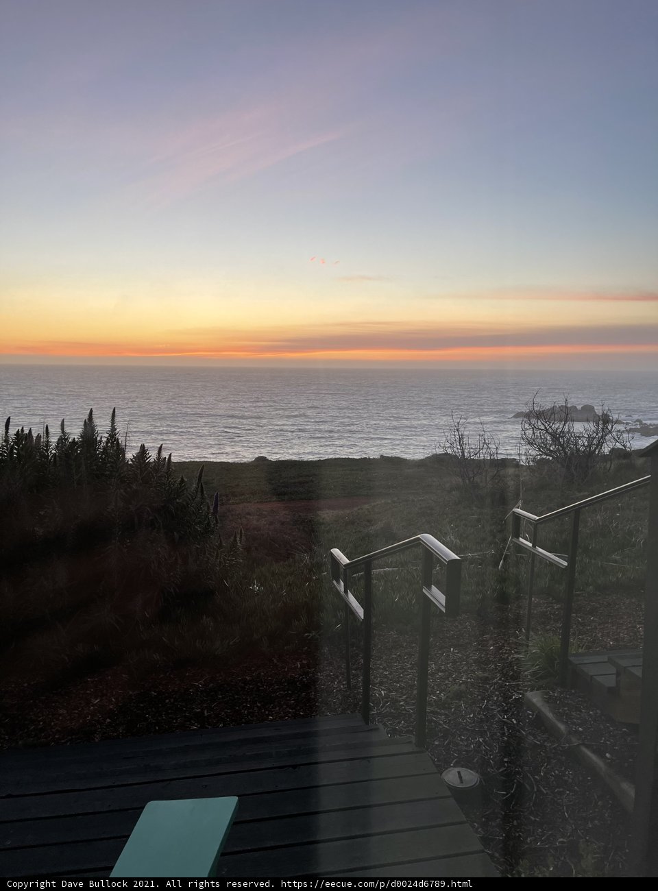 Sunset Over the Pacific Ocean